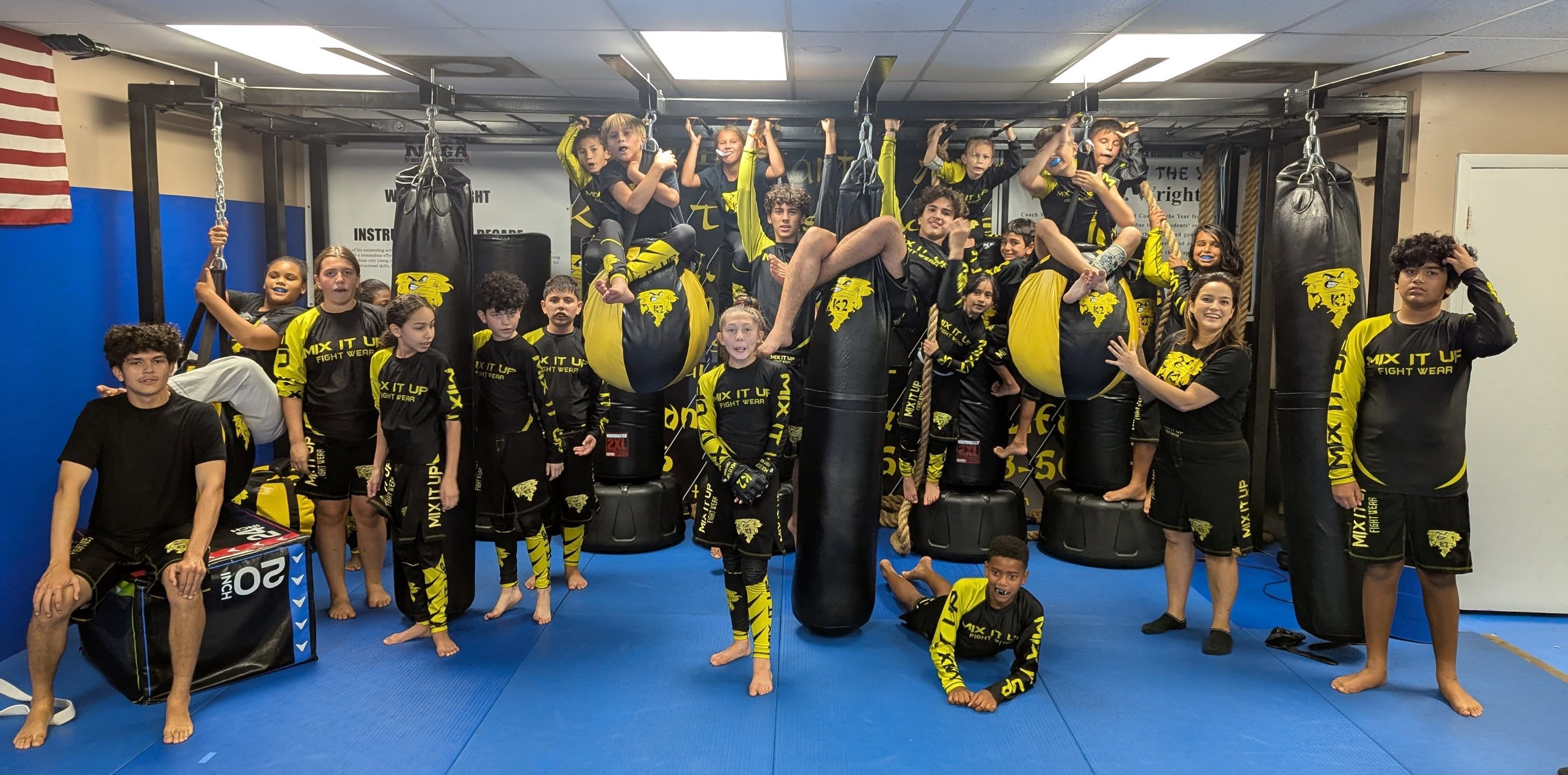 Inside the K2 dojo on Okeechobee Boulevard